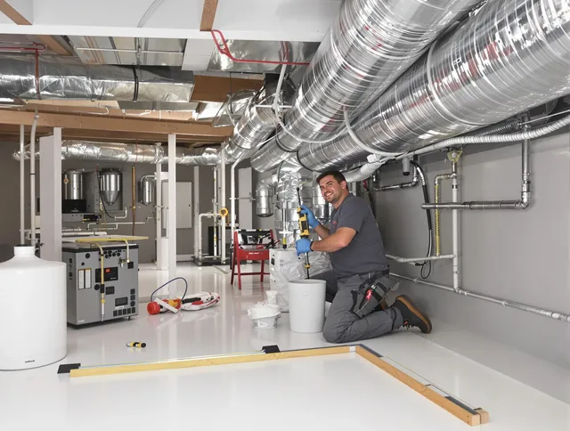 Professional duct sealing service by Holbrook Air Duct Cleaning in Holbrook