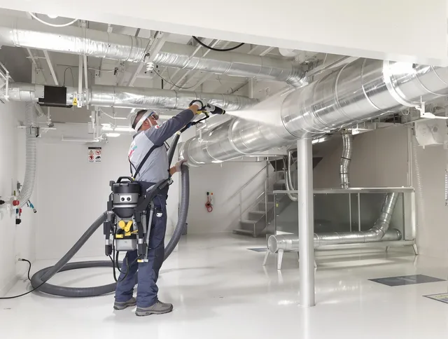 Professional central duct cleaning by Holbrook Air Duct Cleaning in Holbrook