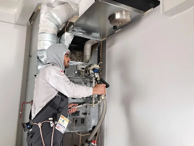 Expert furnace duct cleaning by Holbrook Air Duct Cleaning in Holbrook